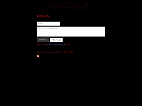 guestbook screenshot
