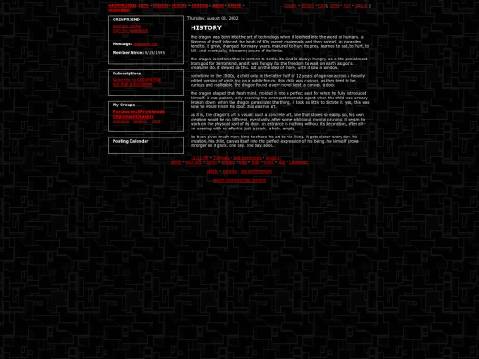history screenshot
