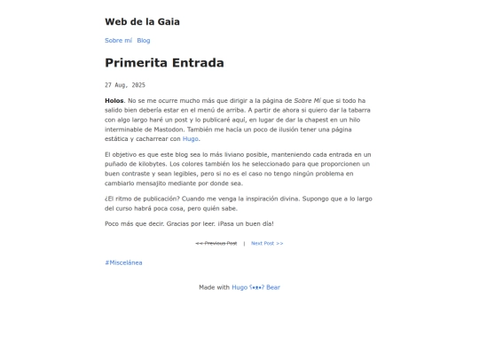 blog/miscelánea/primerita-entrada screenshot