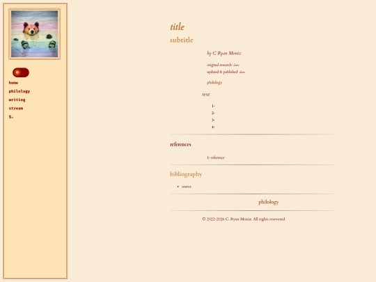 speechlore/lingtemplate screenshot
