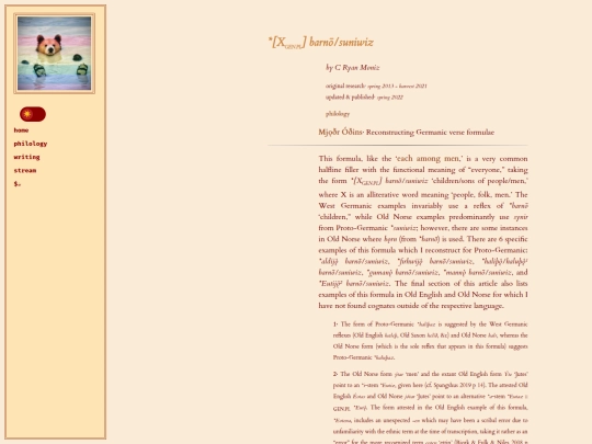 speechlore/mead/children screenshot