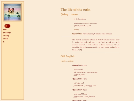 speechlore/mead/ettinlife screenshot