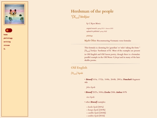speechlore/mead/herdsman screenshot