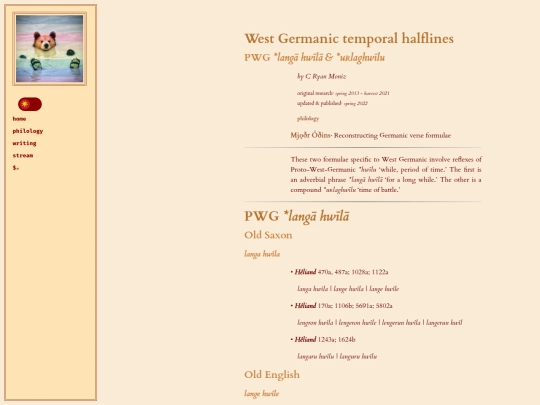 speechlore/mead/while screenshot