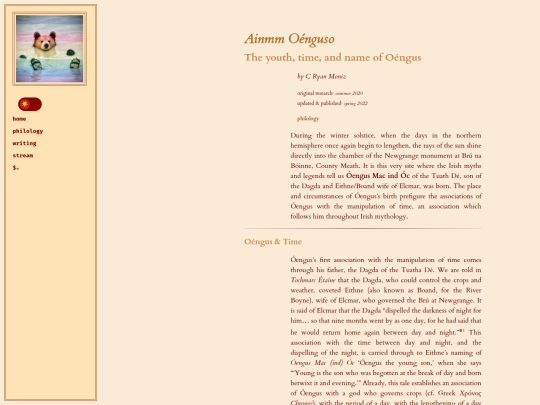 speechlore/name_of_oengus screenshot