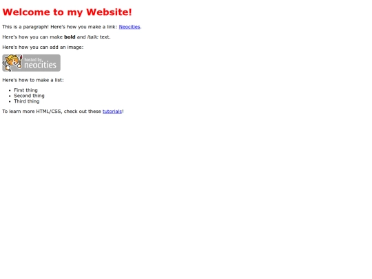 index screenshot