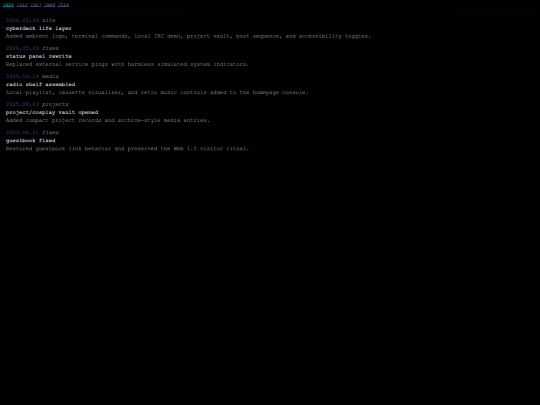 win/changelog screenshot