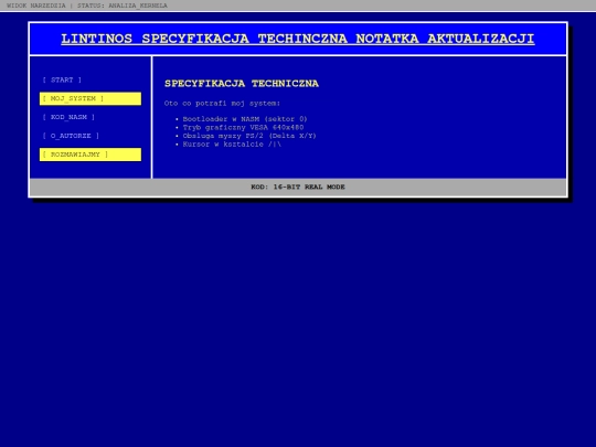 system screenshot