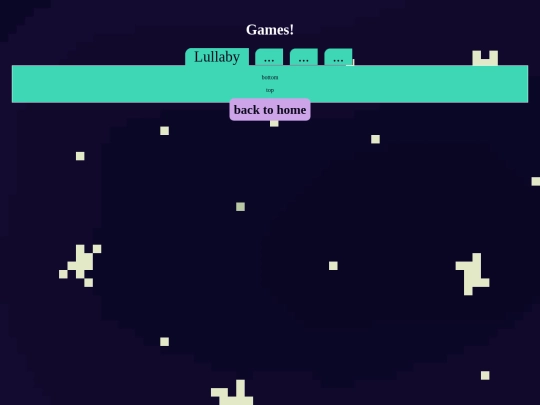 games/lullaby screenshot