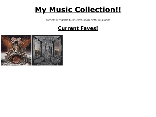 Music_collection screenshot