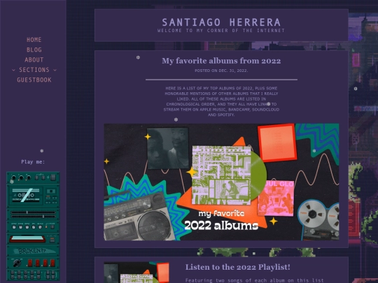 articles/albums-2022 screenshot