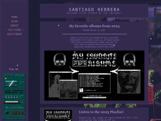 articles/albums-2023 screenshot