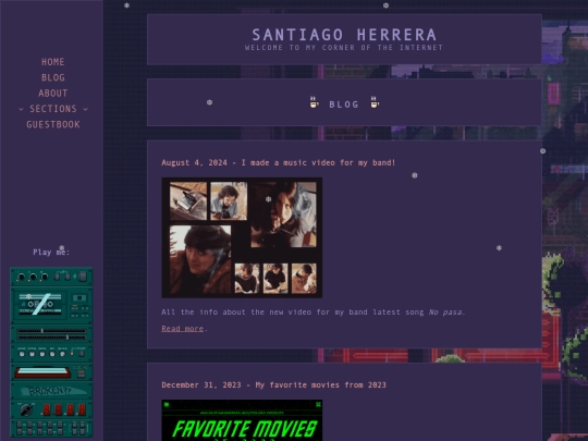 blog screenshot