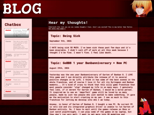 blog screenshot