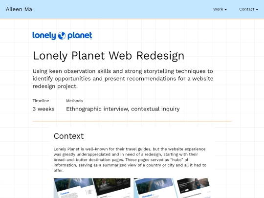 lonely-planet-redesign screenshot