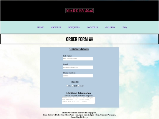 forms screenshot