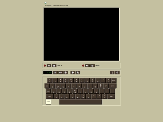IIjse/apple2js screenshot