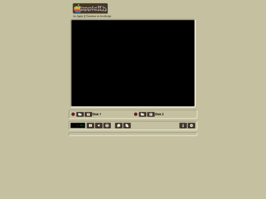IIjse2/apple2js screenshot
