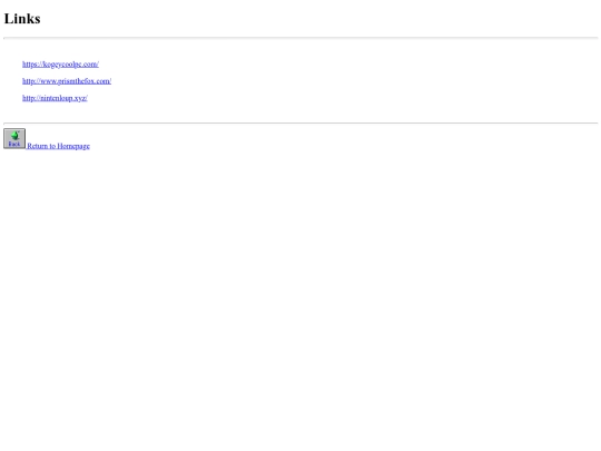 links screenshot