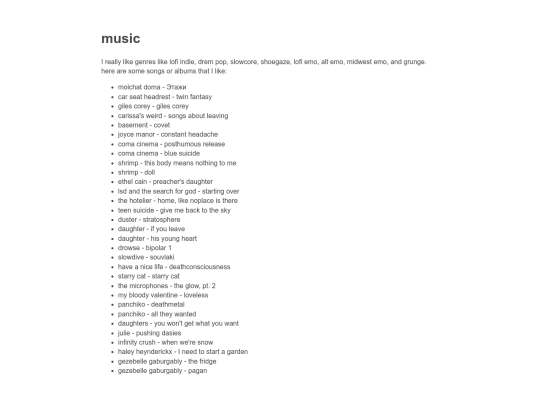 music screenshot