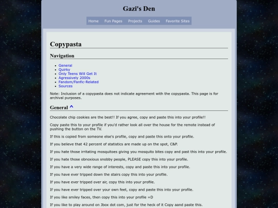 fun/copypasta screenshot