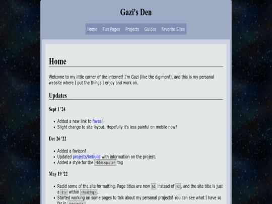 index screenshot
