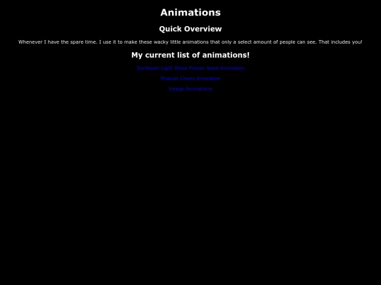 Animations screenshot