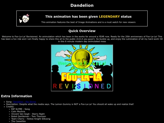 Animations/Image-Animations/Dandelion screenshot