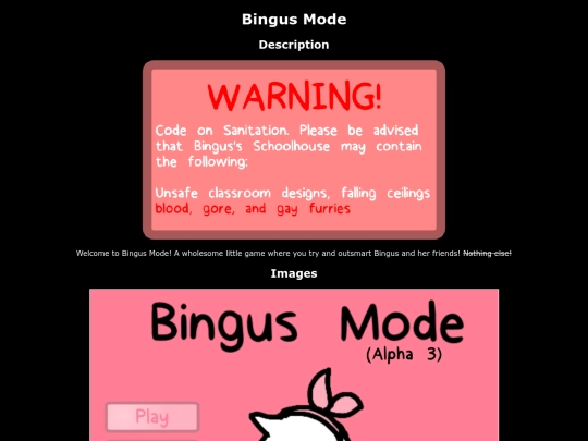 Bingus-Mode screenshot