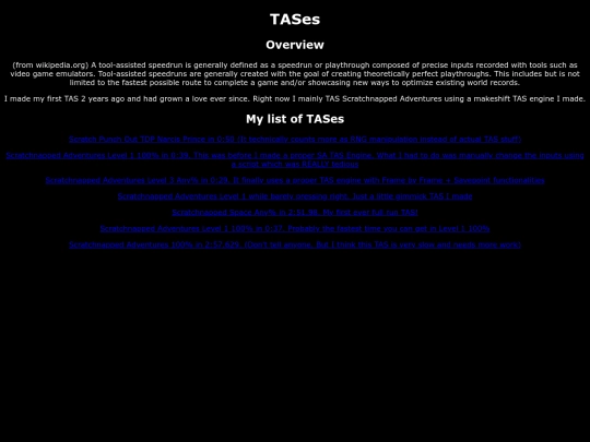 TAS screenshot