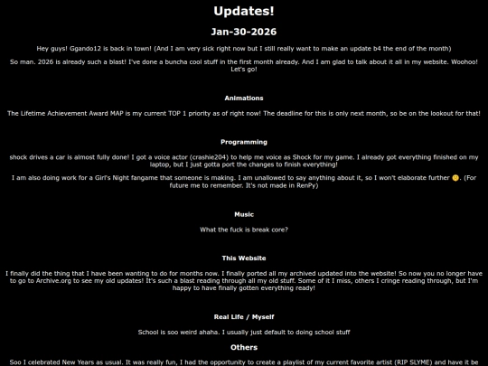 Updates/01-30-2026 (New year, new me! Mwe he he!) screenshot