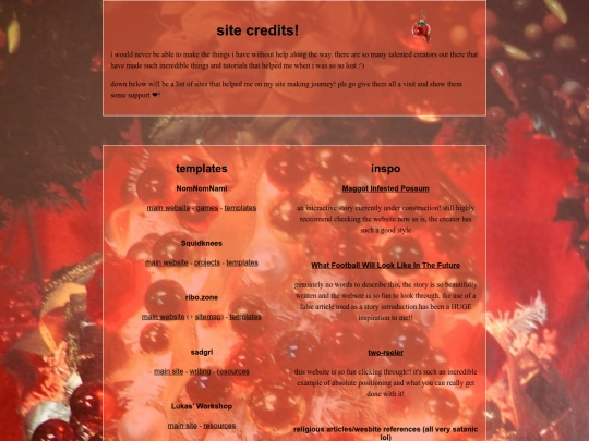 credits screenshot