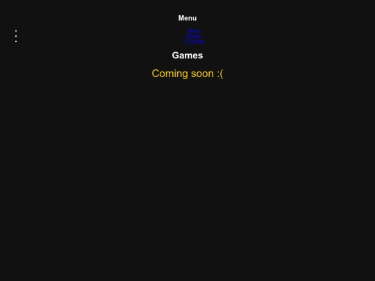 Games screenshot