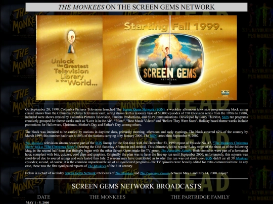 MonkeesSGNetwork screenshot