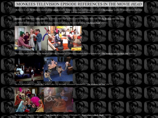 MonkeesTVEpisodeRefsInHEAD screenshot