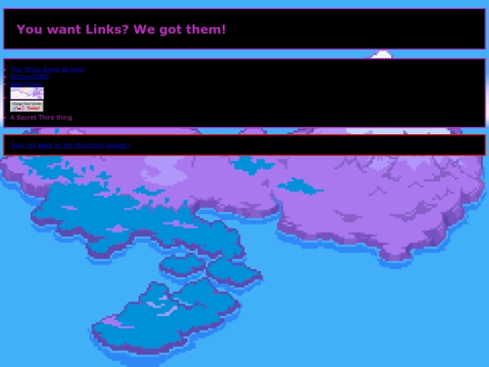 Links screenshot