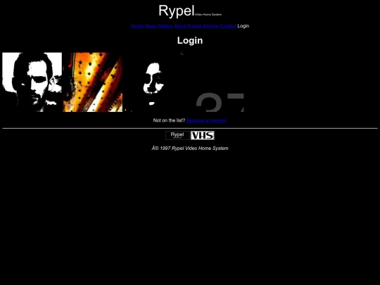 login screenshot