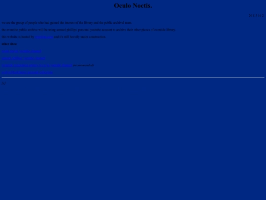 sites/oculonoctis screenshot
