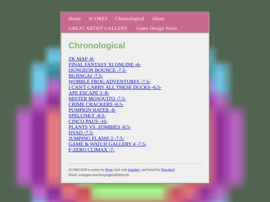 archive screenshot