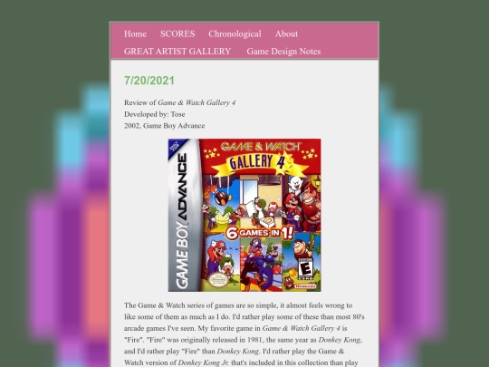 posts/Game-And-Watch-Gallery-4 screenshot