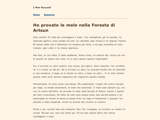 Racconti/MELE_ARTSUN screenshot