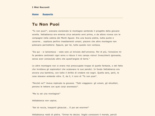 Racconti/NON_PUOI screenshot