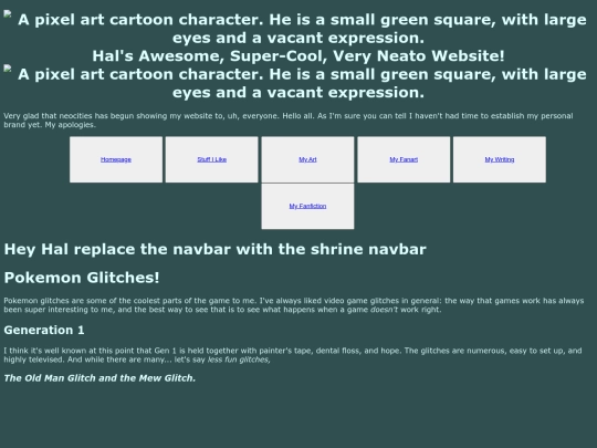 pokemonshrine/pokemonglitches screenshot