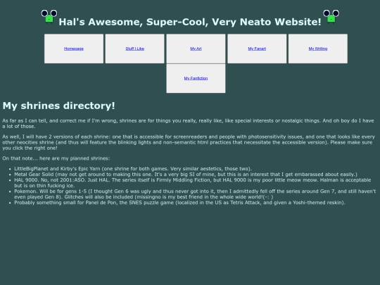 shrinesdirectory screenshot