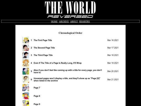 archive screenshot