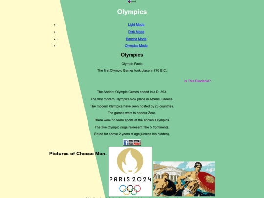 Olympics screenshot