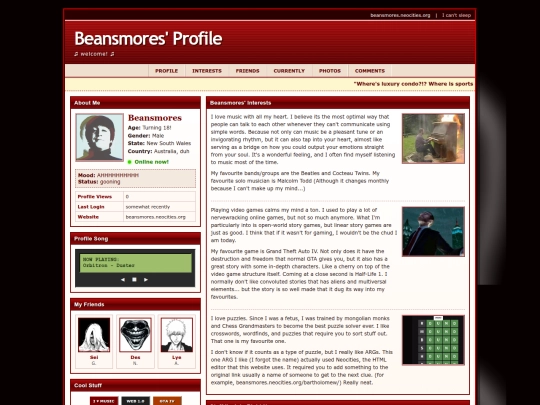 index screenshot
