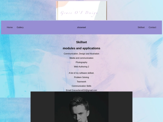 Project site/skillset screenshot