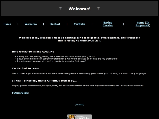 Welcome screenshot