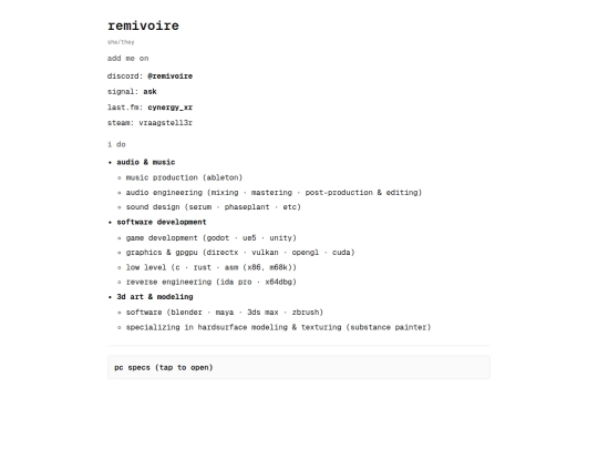 index screenshot